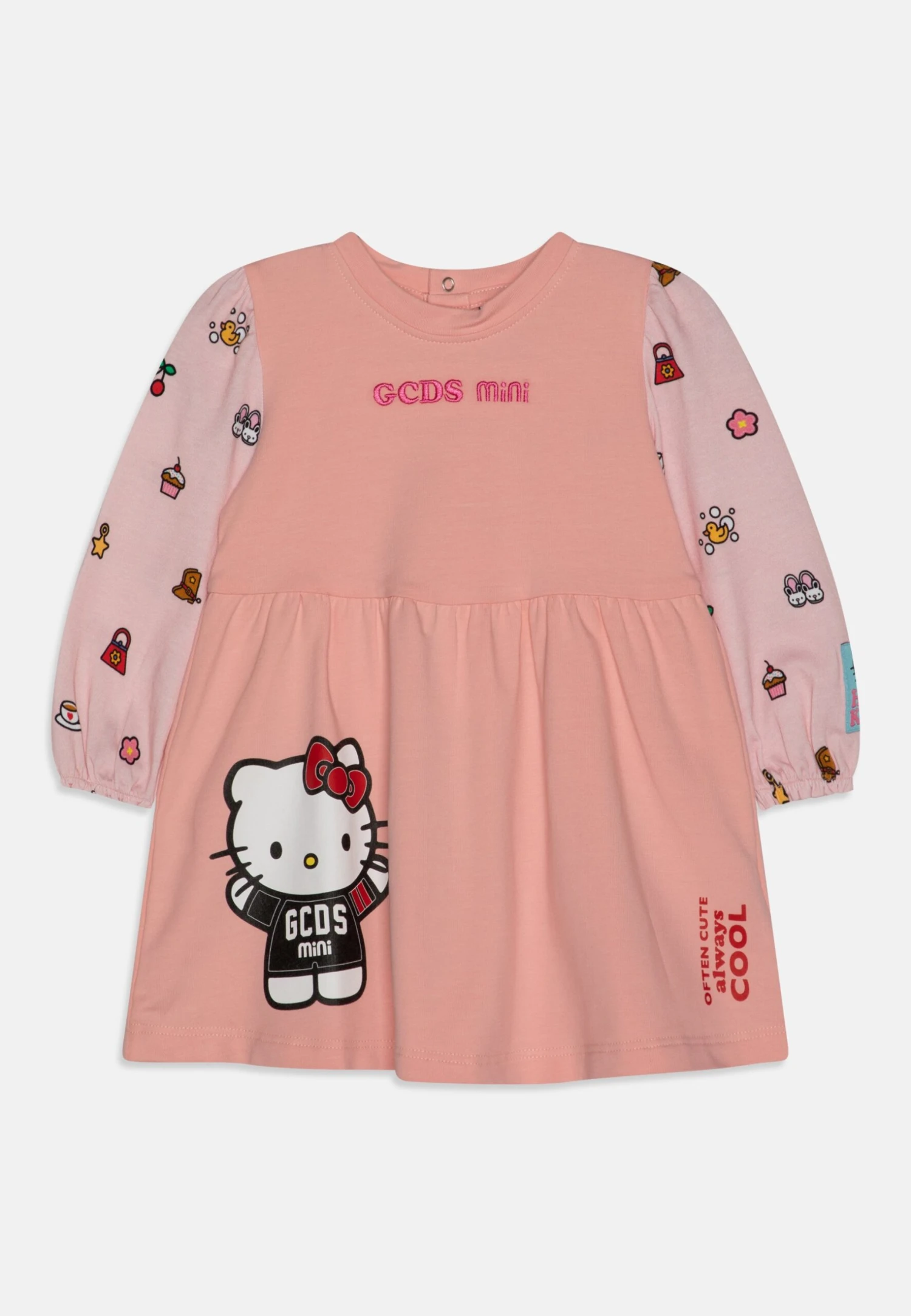 GCDS Hello Kitty Dress Addition - Vestido Informal - Pink 1 GCDS Hello Kitty Dress Addition - Vestido Informal - Pink