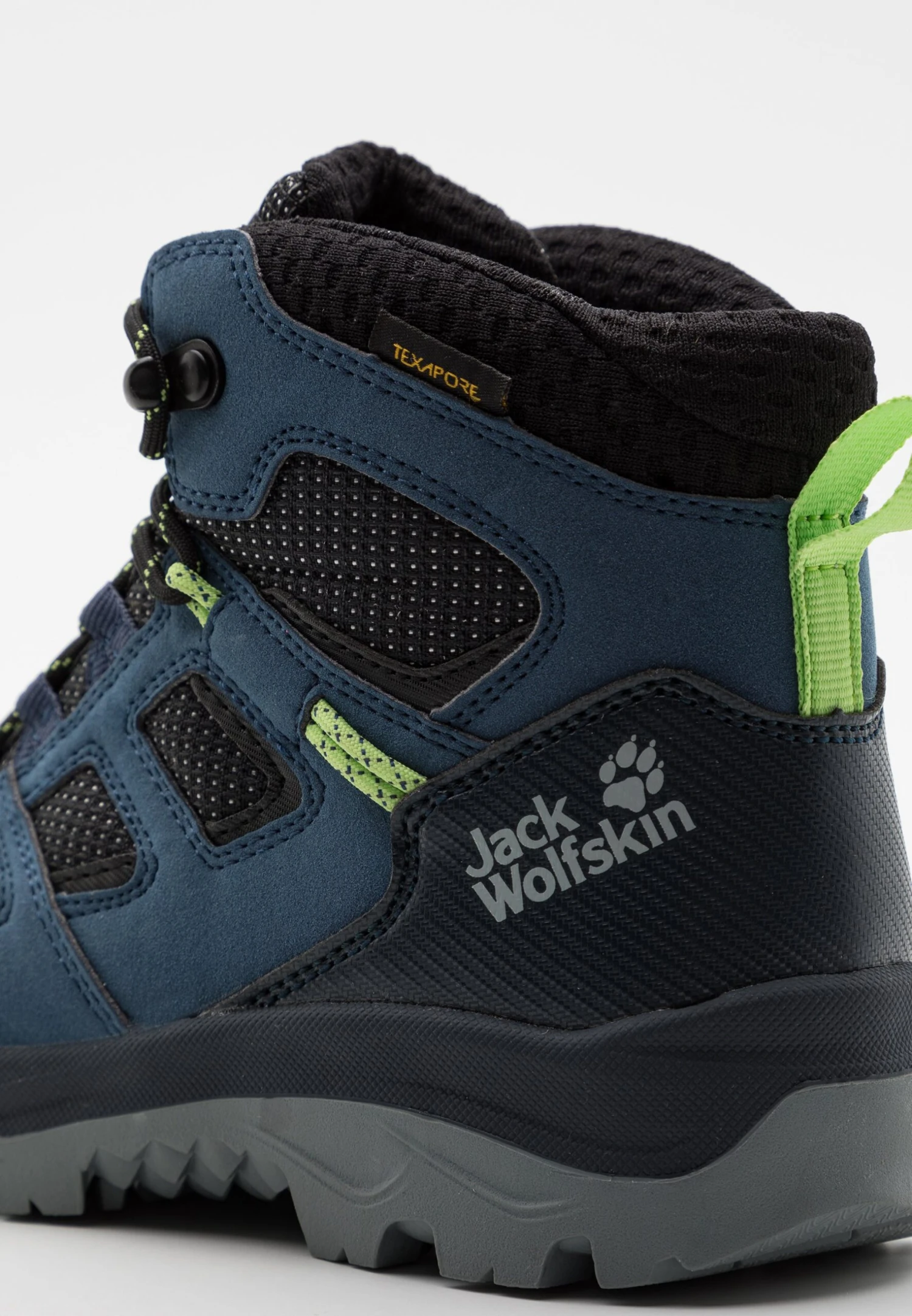 Jack Wolfskin Vojo Texapore Mid Unisex - Zapatillas De Senderismo - Dark Blue/Lime 6 Jack Wolfskin Vojo Texapore Mid Unisex - Zapatillas De Senderismo - Dark Blue/Lime - Imagen 6