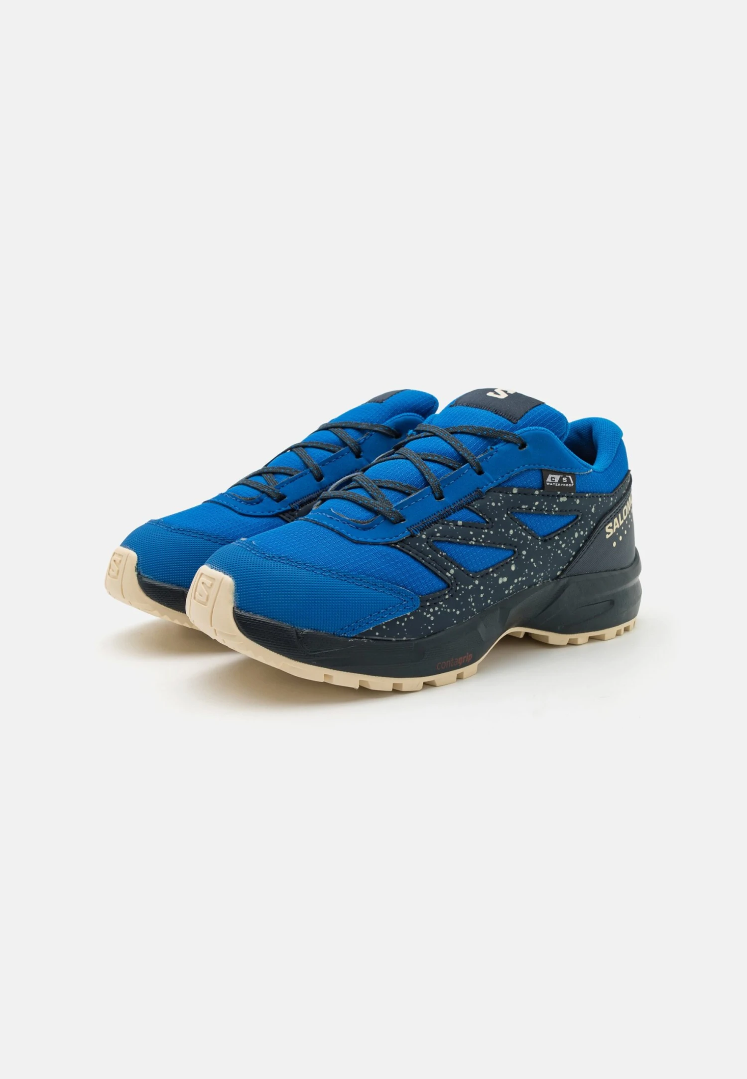 Salomon Outway Cswp Junior Unisex - Zapatillas De Senderismo - Lapis Blue/Carbon/Bleached Sand 2 Salomon Outway Cswp Junior Unisex - Zapatillas De Senderismo - Lapis Blue/Carbon/Bleached Sand - Imagen 2