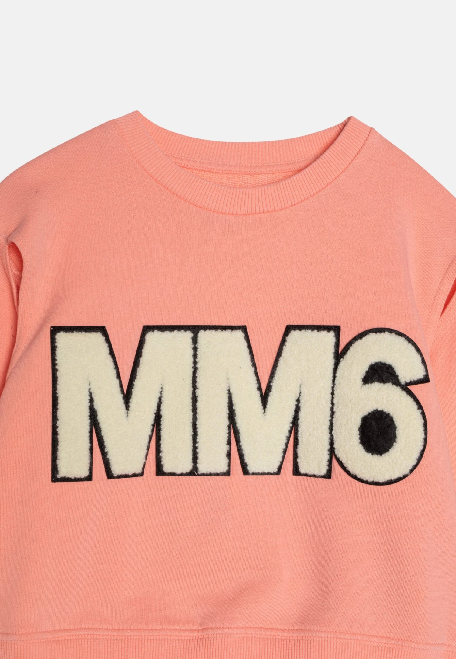 MM6 Maison Margiela Felpa Unisex - Sudadera - Peach Pink 3 MM6 Maison Margiela Felpa Unisex - Sudadera - Peach Pink - Imagen 3