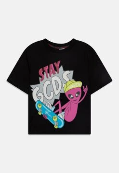 GCDS Streetwear Unisex - Camiseta Estampada - Nero/Black