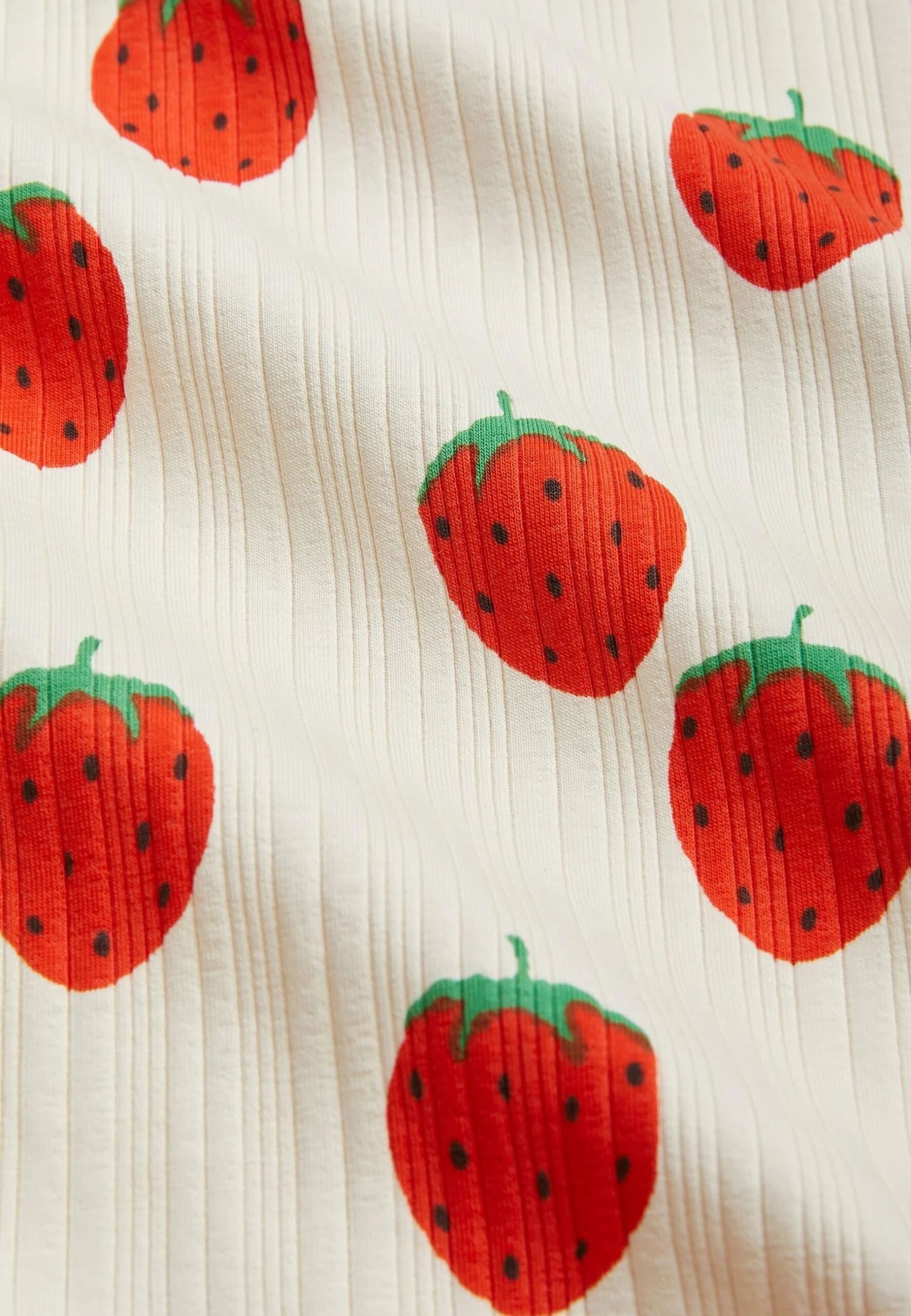 Mini Rodini Strawberries Tee Unisex - Camiseta Estampada - Offwhite 4 Mini Rodini Strawberries Tee Unisex - Camiseta Estampada - Offwhite - Imagen 4