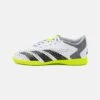 ADIDAS PERFORMANCE Predator Accuracy.4 In Sala Unisex - Botas De Fútbol Sin Tacos - Footwear White/Core Black/Lucid Lemon