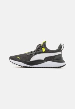 Puma Pacer Easy Street Jr Unisex - Zapatillas De Running Neutras - Shadow Gray/White/Lime Smash