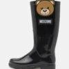 MOSCHINO Unisex - Botas De Agua - Black