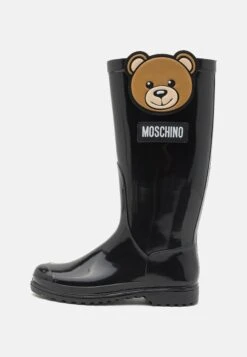 MOSCHINO Unisex - Botas De Agua - Black