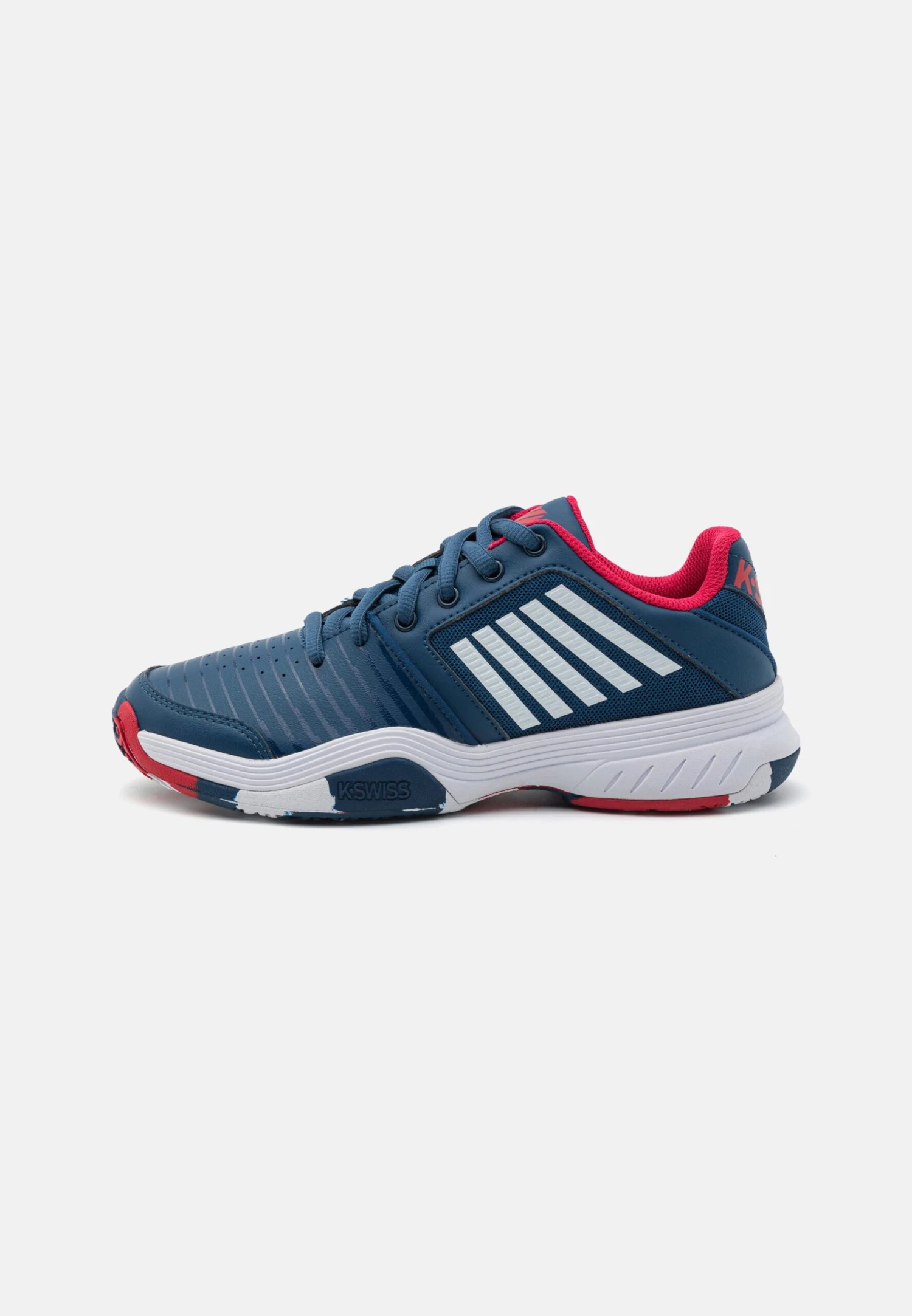 K-Swiss Court Express Omni Unisex - Zapatillas De Tenis Para Todas Las Superficies - Blue Opal/White/Lollipop 1 K-Swiss Court Express Omni Unisex - Zapatillas De Tenis Para Todas Las Superficies - Blue Opal/White/Lollipop
