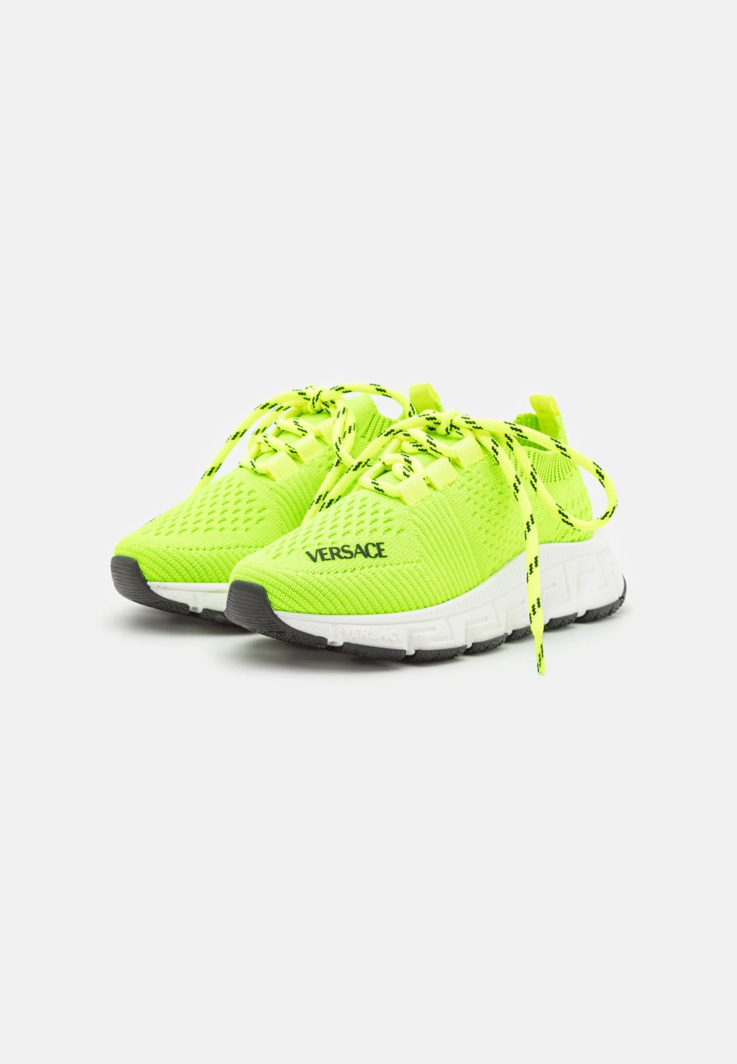 Versace Trigreca Tessuto Maglia Unisex - Zapatillas - Giallo Fluo 2 Versace Trigreca Tessuto Maglia Unisex - Zapatillas - Giallo Fluo - Imagen 2