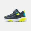 Champion Low Cut Shoe Wave Blinking Unisex - Zapatillas De Entrenamiento - Navy/Yellow