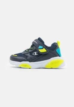 Champion Low Cut Shoe Wave Blinking Unisex - Zapatillas De Entrenamiento - Navy/Yellow