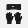 Nike Performance Kids Headband Glove Unisex Set - Guantes - Black/White