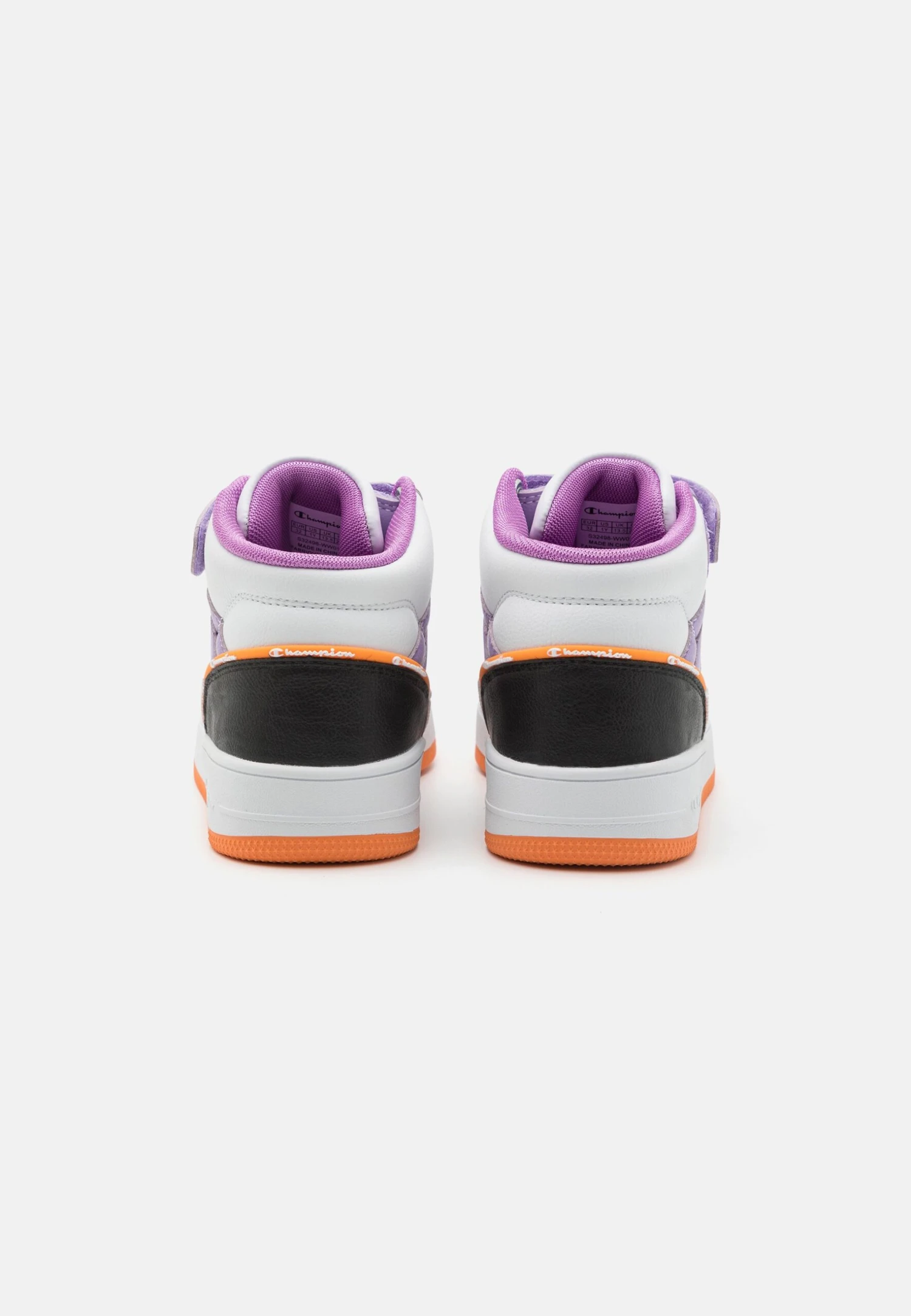 Champion Rebound 2.0 Mid Unisex - Zapatillas De Baloncesto - White/Violet/Black/Orange 3 Champion Rebound 2.0 Mid Unisex - Zapatillas De Baloncesto - White/Violet/Black/Orange - Imagen 3