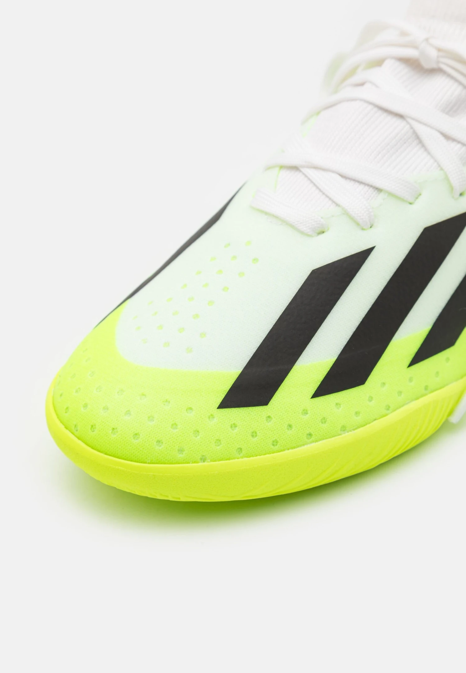 ADIDAS PERFORMANCE X Crazyfast.3 In Unisex - Botas De Fútbol Sin Tacos - Footwear White/Core Black/Lucid Lemon 6 ADIDAS PERFORMANCE X Crazyfast.3 In Unisex - Botas De Fútbol Sin Tacos - Footwear White/Core Black/Lucid Lemon - Imagen 6