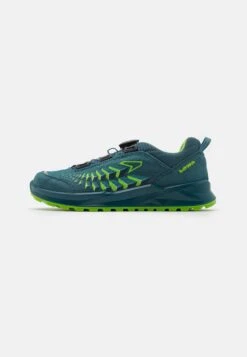Lowa Ferrox Gtx Lo Junior Unisex - Zapatillas De Senderismo - Petrol/Limone