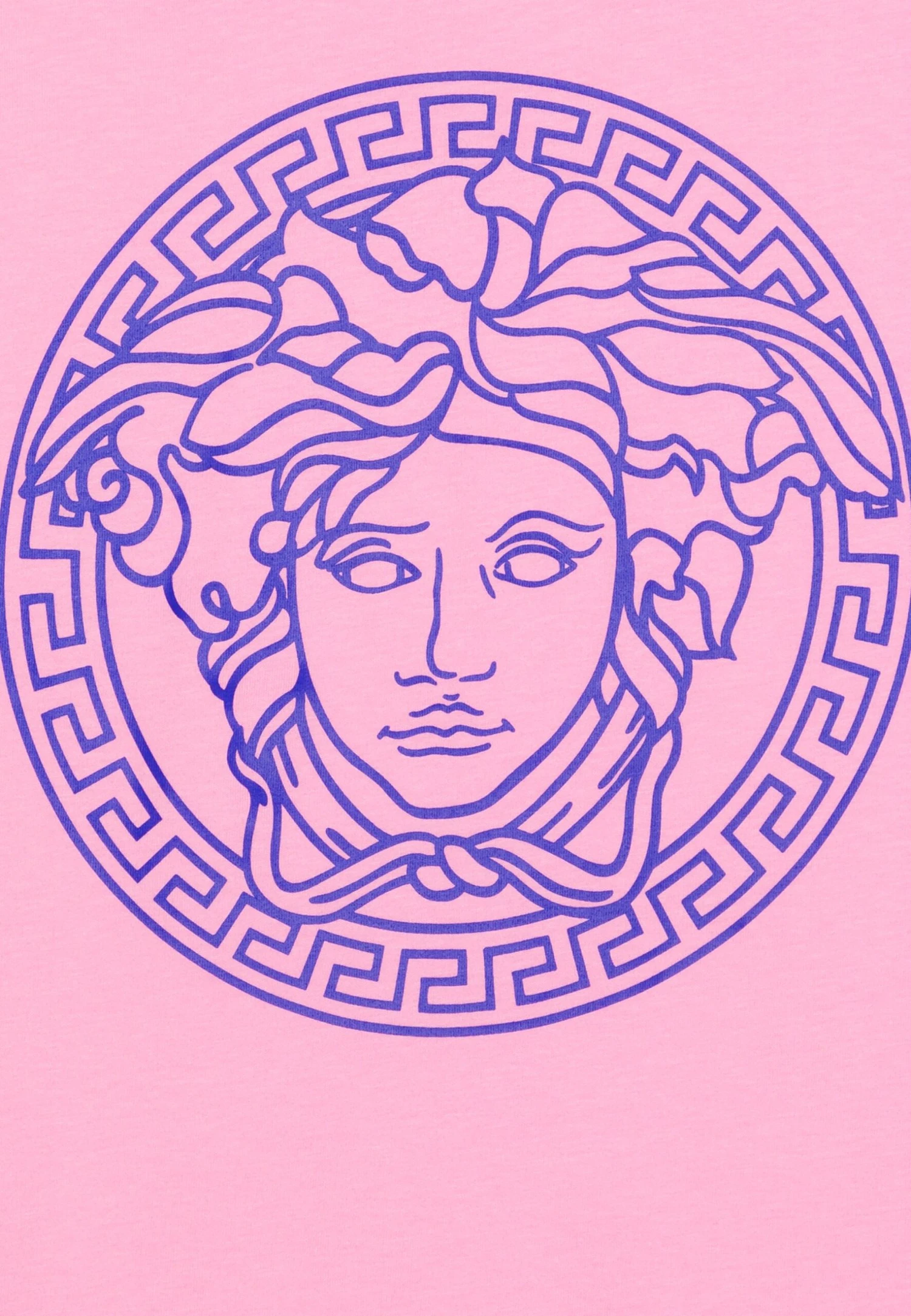Versace Medusa Unisex - Camiseta Estampada - Bright Pink/Viola 3 Versace Medusa Unisex - Camiseta Estampada - Bright Pink/Viola - Imagen 3