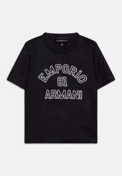 Emporio Armani Unisex - Camiseta Estampada - Blu Navy
