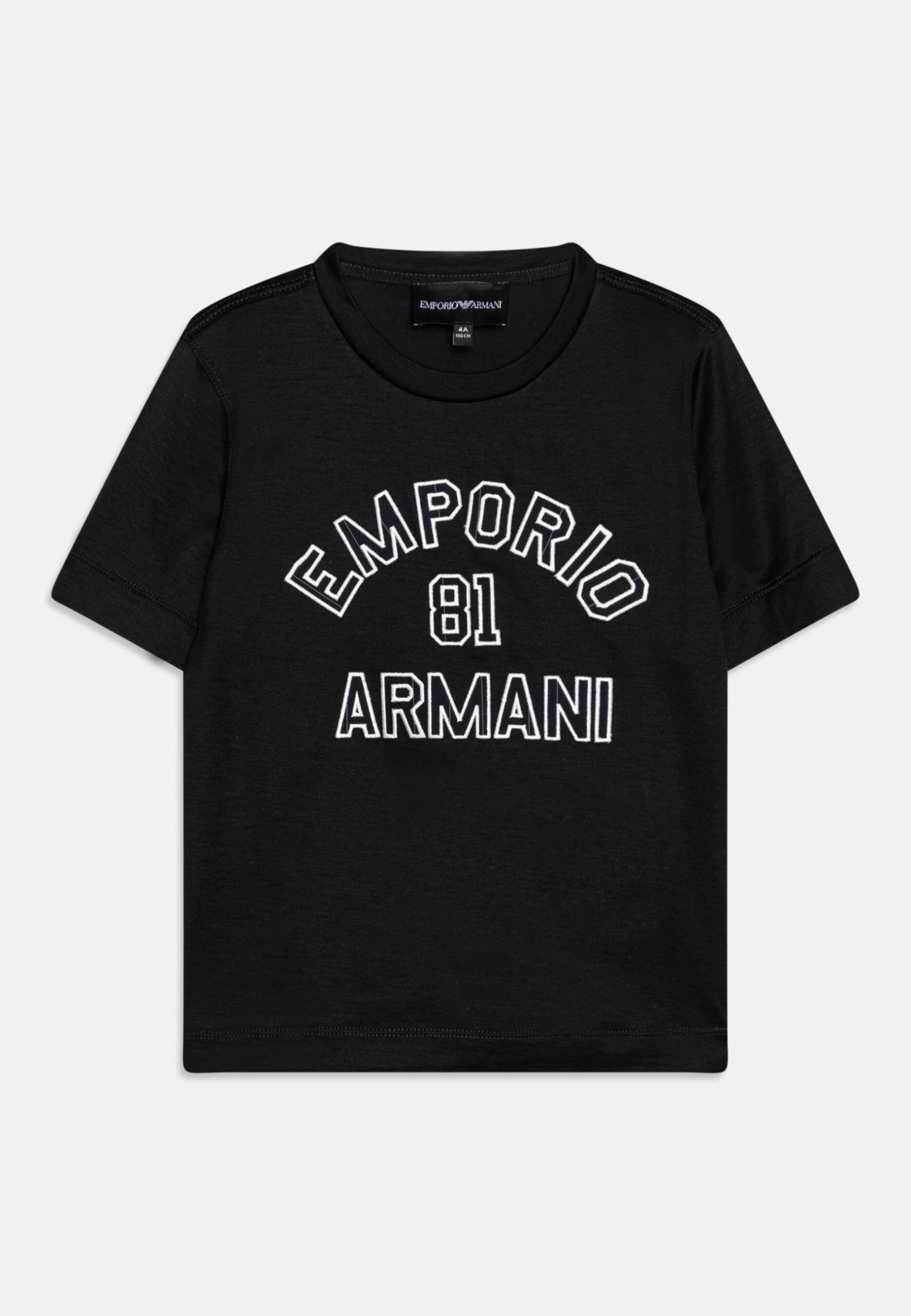 Emporio Armani Unisex - Camiseta Estampada - Blu Navy 1 Emporio Armani Unisex - Camiseta Estampada - Blu Navy