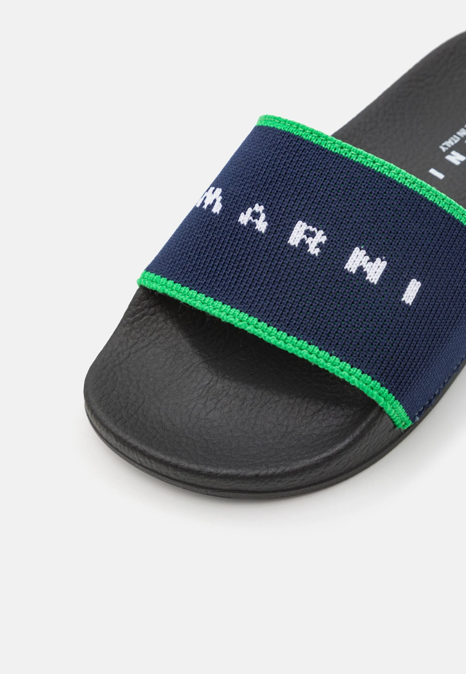 Marni Unisex - Sandalias Planas - Navy/Green 6 Marni Unisex - Sandalias Planas - Navy/Green - Imagen 6