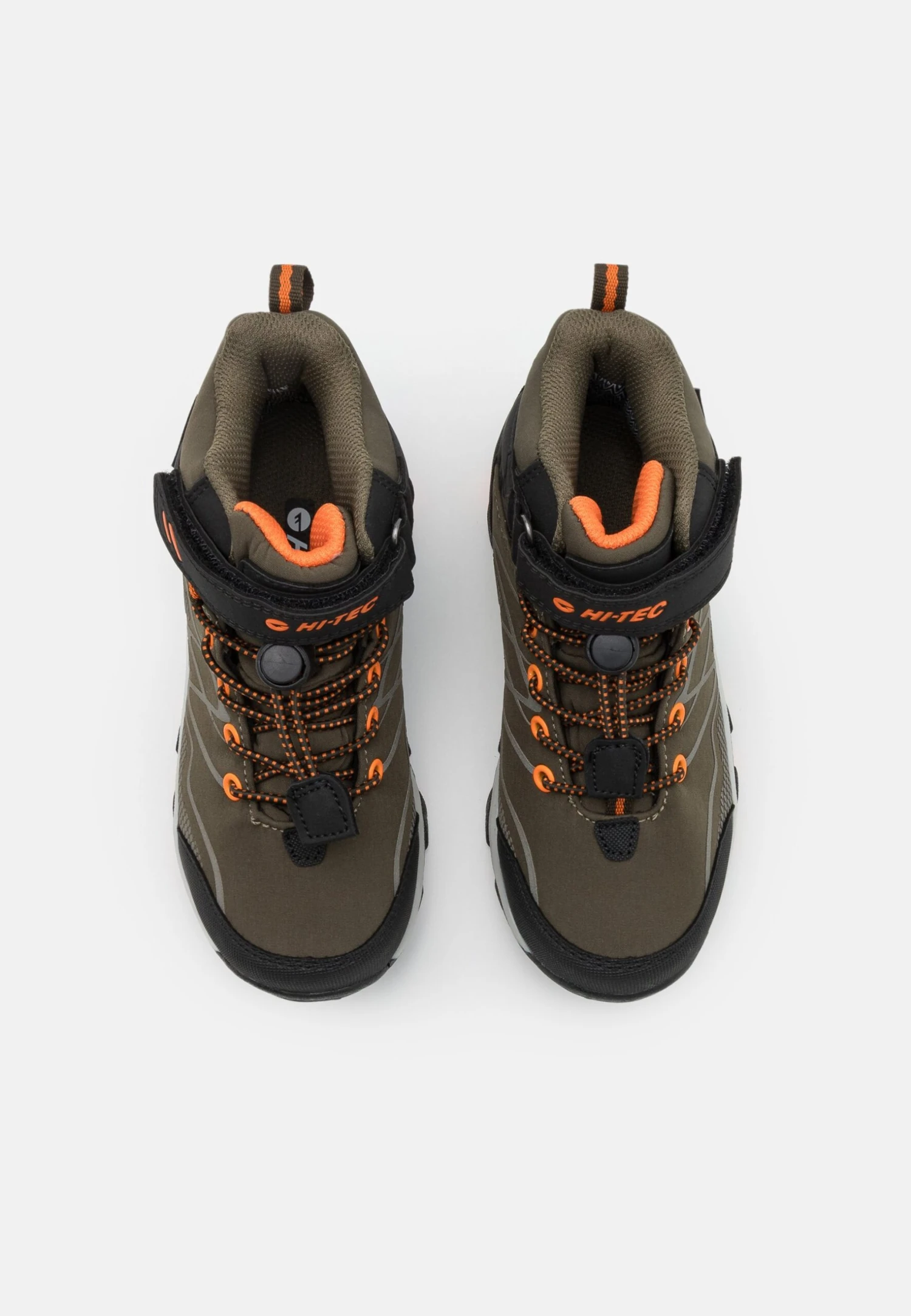 Hi-Tec Blackout Mid Wp Jr Unisex - Zapatillas De Senderismo - Khaki/Black/Orange 4 Hi-Tec Blackout Mid Wp Jr Unisex - Zapatillas De Senderismo - Khaki/Black/Orange - Imagen 4