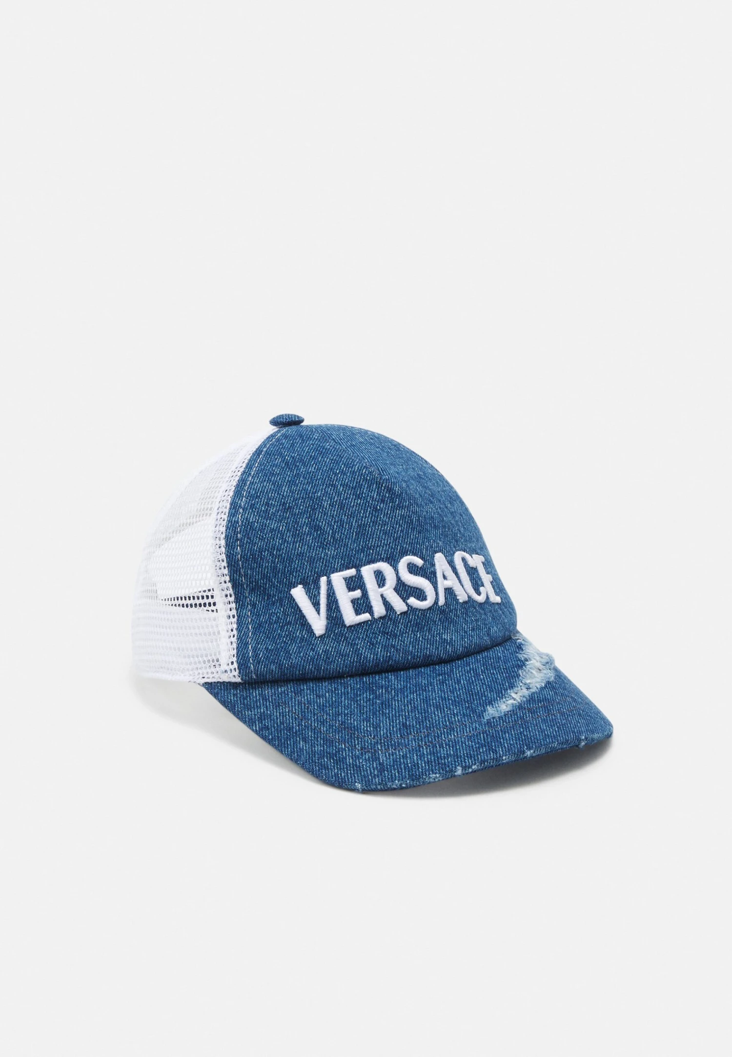 Versace Baseball Mauroy Rete Ricamato Unisex - Gorra - Blu 1 Versace Baseball Mauroy Rete Ricamato Unisex - Gorra - Blu