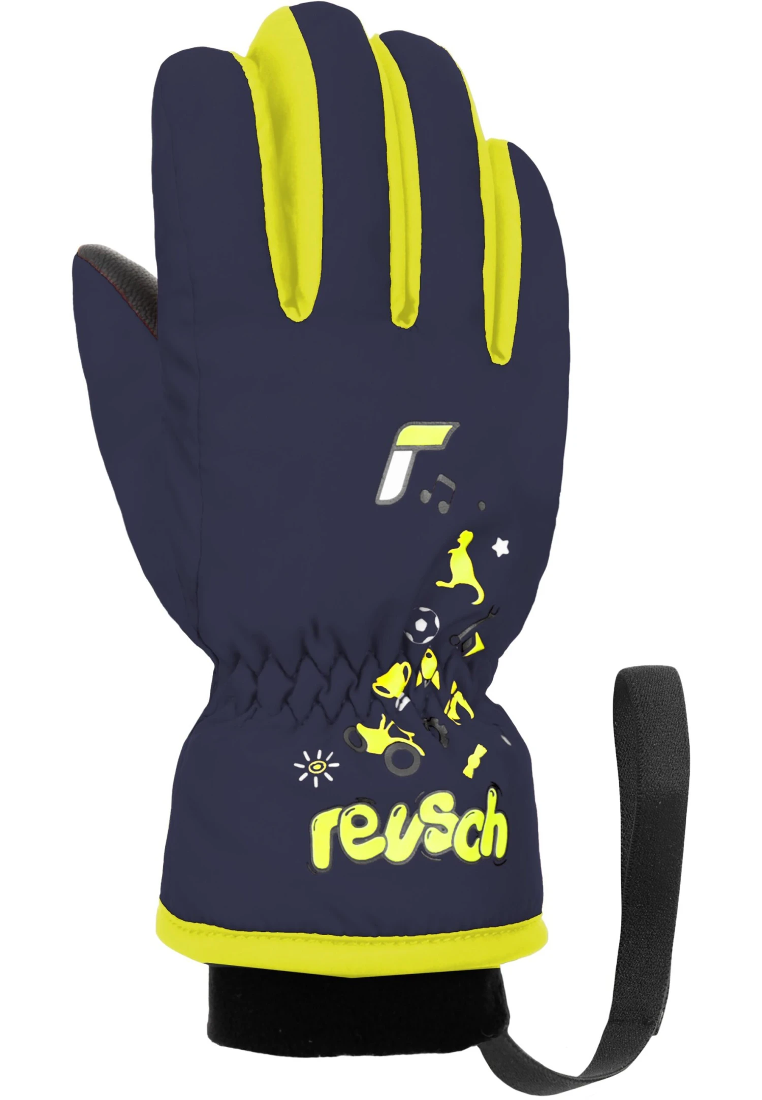 Reusch Guantes - Dress Blue Safety Yellow 3 Reusch Guantes - Dress Blue Safety Yellow - Imagen 3