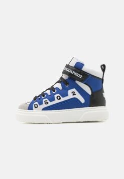 DSQUARED2 Unisex - Zapatillas Altas - White/Blue/Grey/Black