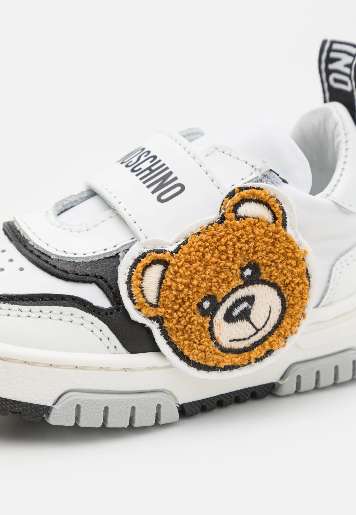 MOSCHINO Unisex - Zapatillas - White/Black 6 MOSCHINO Unisex - Zapatillas - White/Black - Imagen 6