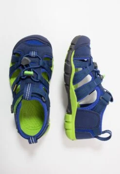 Keen Seacamp Ii Cnx - Sandalias De Senderismo - Blue Depths/Chartreuse