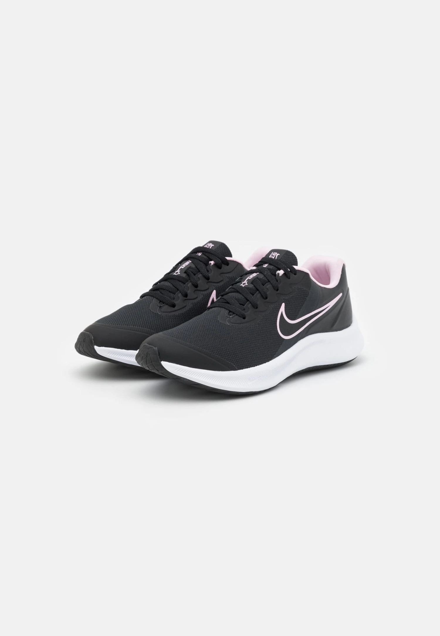 Nike Performance Star Runner 3 Gs Unisex - Zapatillas De Running Neutras - Black/Dark Smoke Grey/Pink Foam 2 Nike Performance Star Runner 3 Gs Unisex - Zapatillas De Running Neutras - Black/Dark Smoke Grey/Pink Foam - Imagen 2