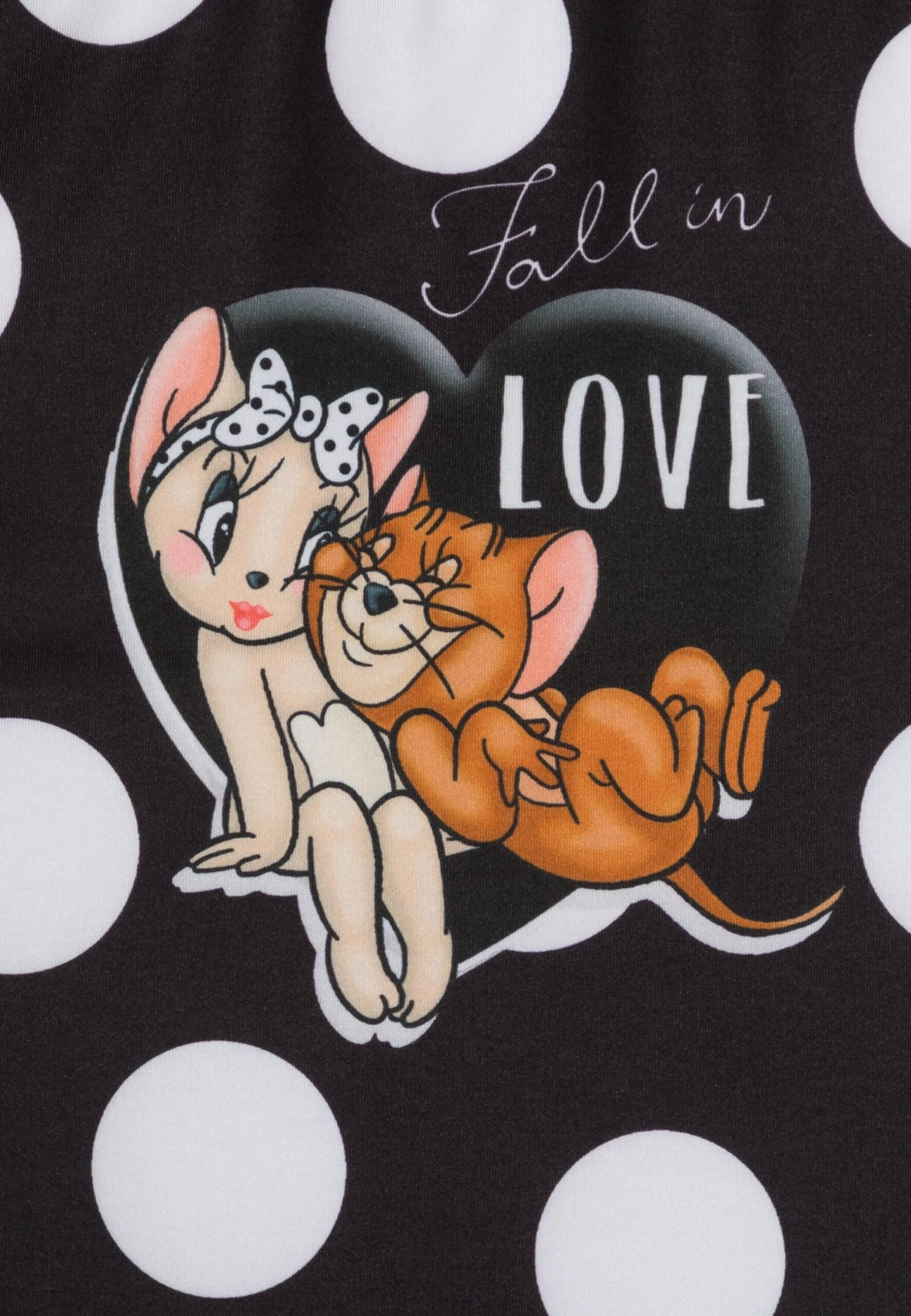 Monnalisa Warner Bros Tom And Jerry Costume Intero Pois - Bañador - Black/White 3 Monnalisa Warner Bros Tom And Jerry Costume Intero Pois - Bañador - Black/White - Imagen 3