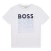 BOSS Kidswear Camiseta Estampada - Blanc