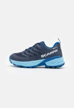 Scarpa Rush Kid Gtx Unisex - Zapatillas De Senderismo - Black/Lakeblue