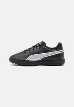Puma King Match Tt Jr Unisex - Botas De Fútbol Multitacos - Black/White