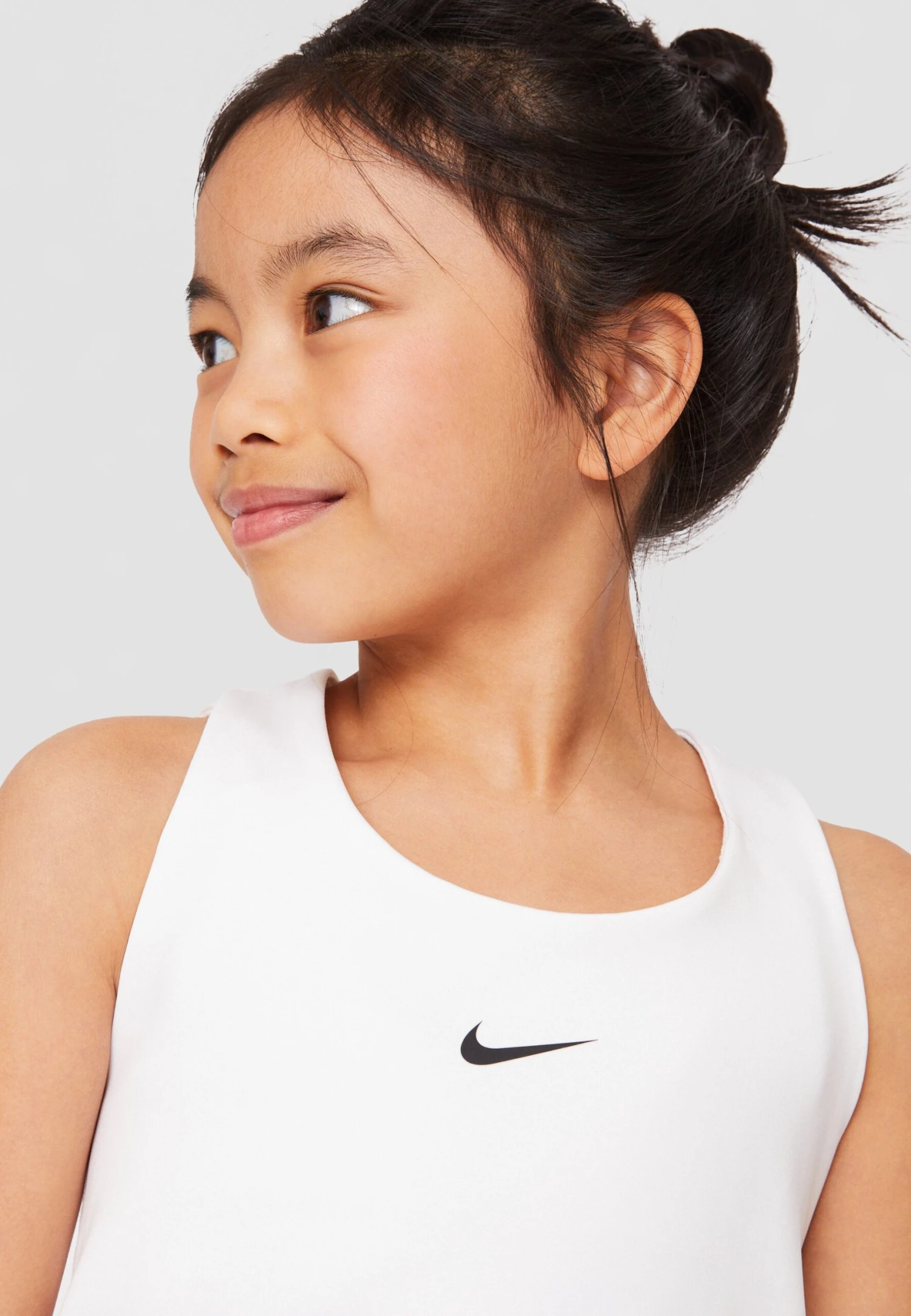 Nike Performance Tank Bra - Top - White/Black 5 Nike Performance Tank Bra - Top - White/Black - Imagen 5