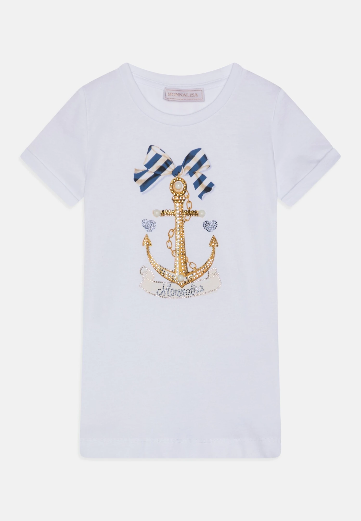 Monnalisa St. Ancora - Camiseta Estampada - White 1 Monnalisa St. Ancora - Camiseta Estampada - White