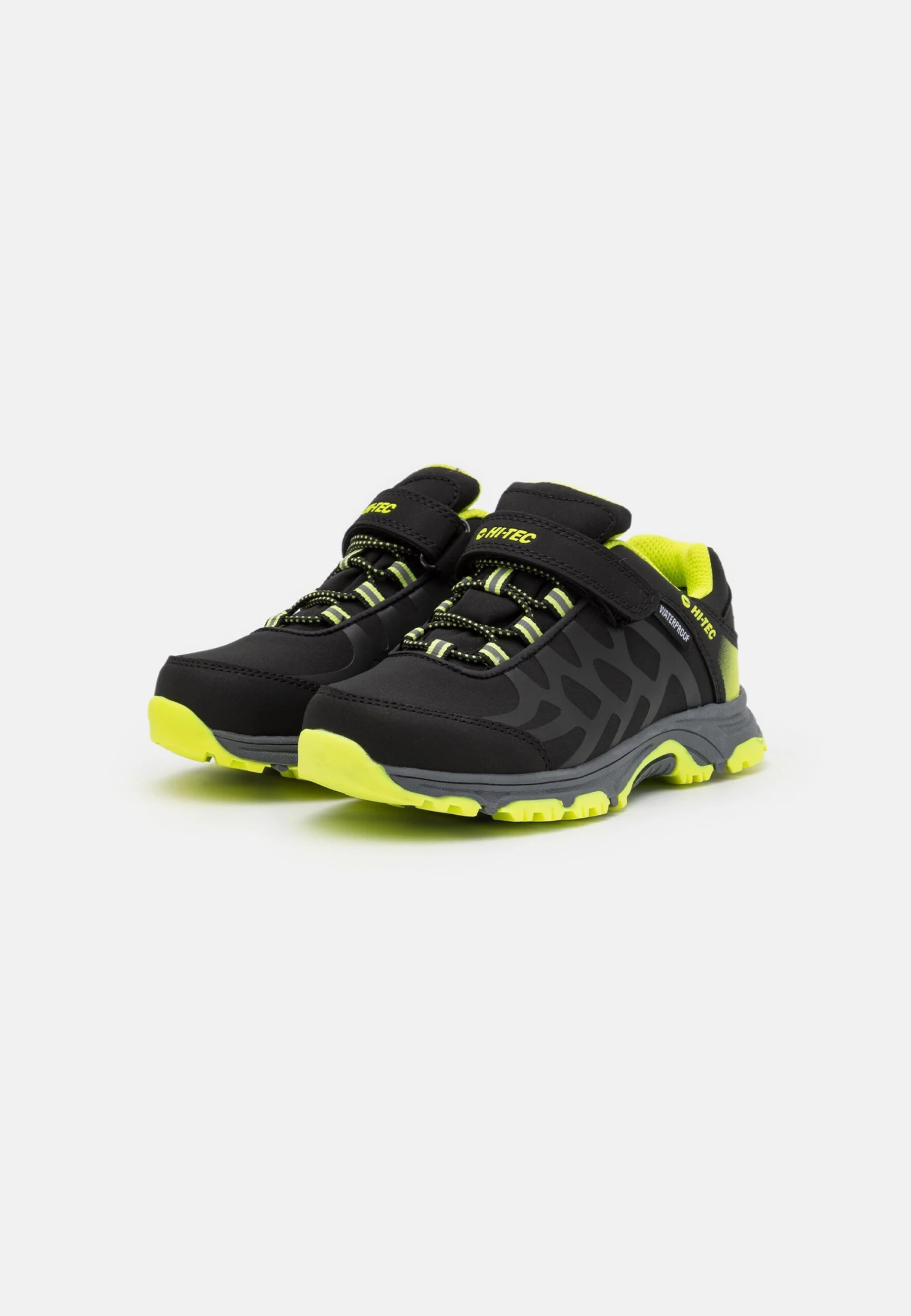Hi-Tec Yomp Wp Jr Unisex - Zapatillas De Senderismo - Black/Lime Green 2 Hi-Tec Yomp Wp Jr Unisex - Zapatillas De Senderismo - Black/Lime Green - Imagen 2