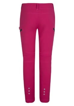 TROLLKIDS Kjerag Zip Off2-In-1- Pantalones Montañeros Largos - Rubine/Anthracite