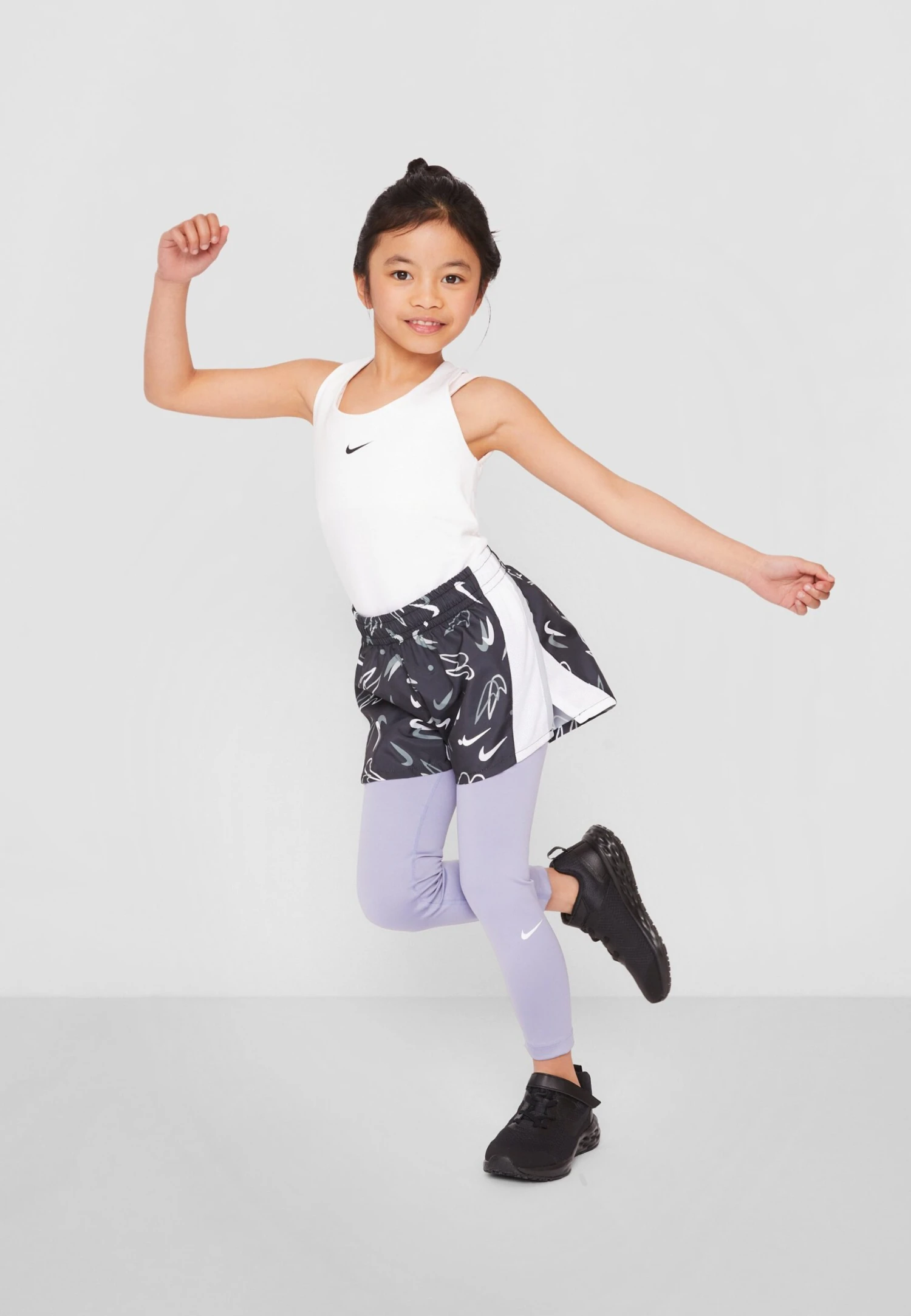 Nike Performance Tank Bra - Top - White/Black 2 Nike Performance Tank Bra - Top - White/Black - Imagen 2