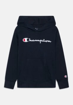 Champion Classic Hooded Large Logo Unisex - Jersey Con Capucha - Dunkelblau, Blau
