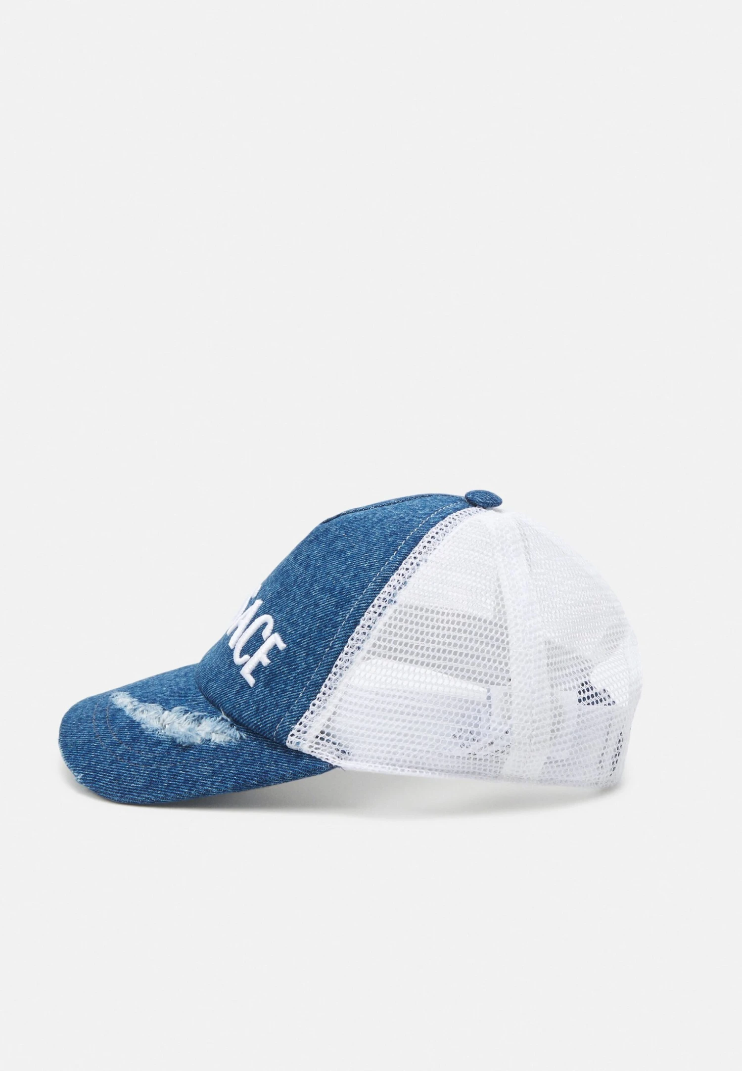 Versace Baseball Mauroy Rete Ricamato Unisex - Gorra - Blu 3 Versace Baseball Mauroy Rete Ricamato Unisex - Gorra - Blu - Imagen 3