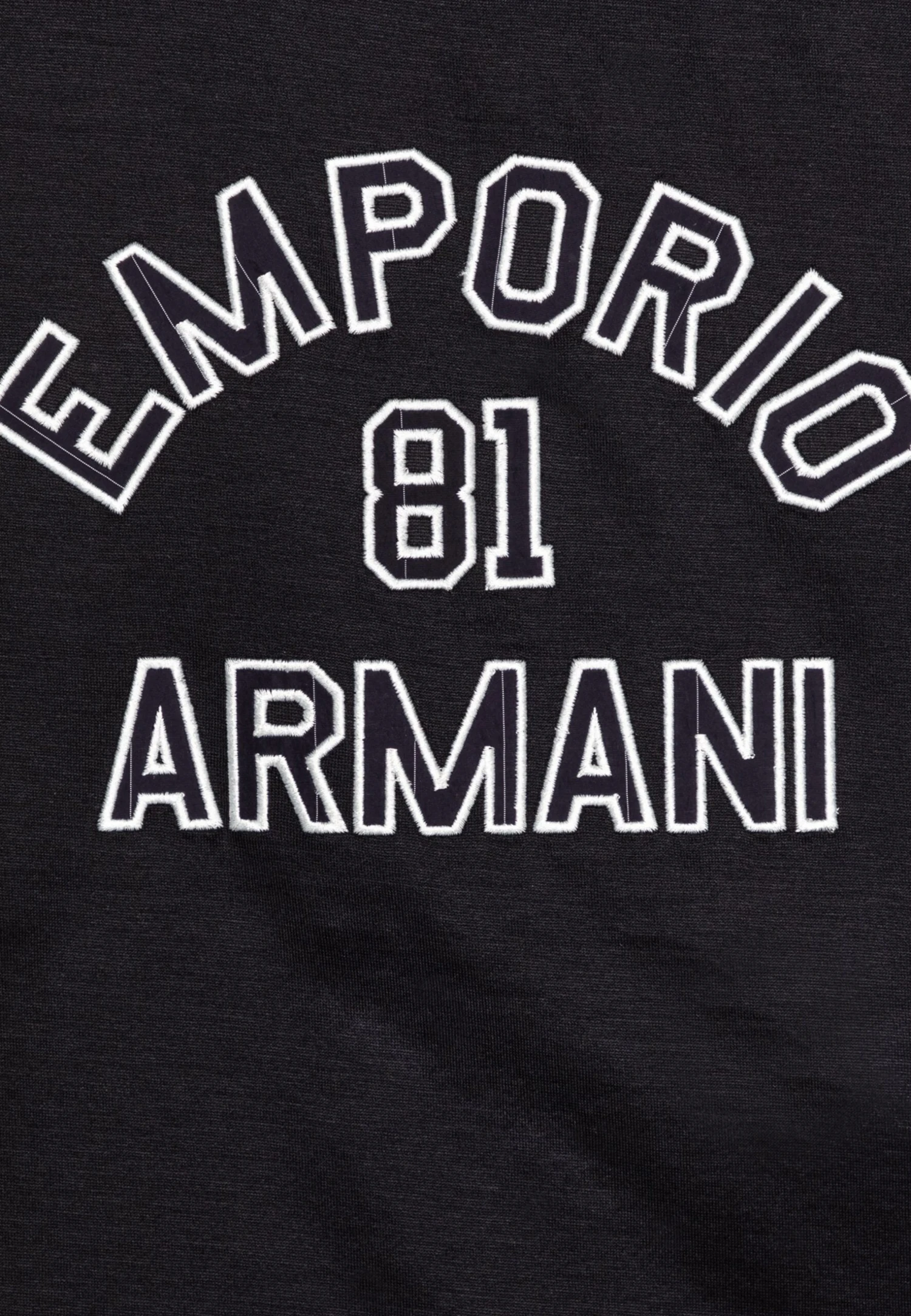 Emporio Armani Unisex - Camiseta Estampada - Blu Navy 3 Emporio Armani Unisex - Camiseta Estampada - Blu Navy - Imagen 3