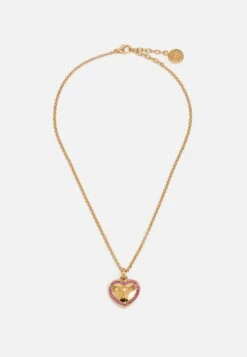 Versace Collana Cuore Unisex - Collar - Oro/Fuxia