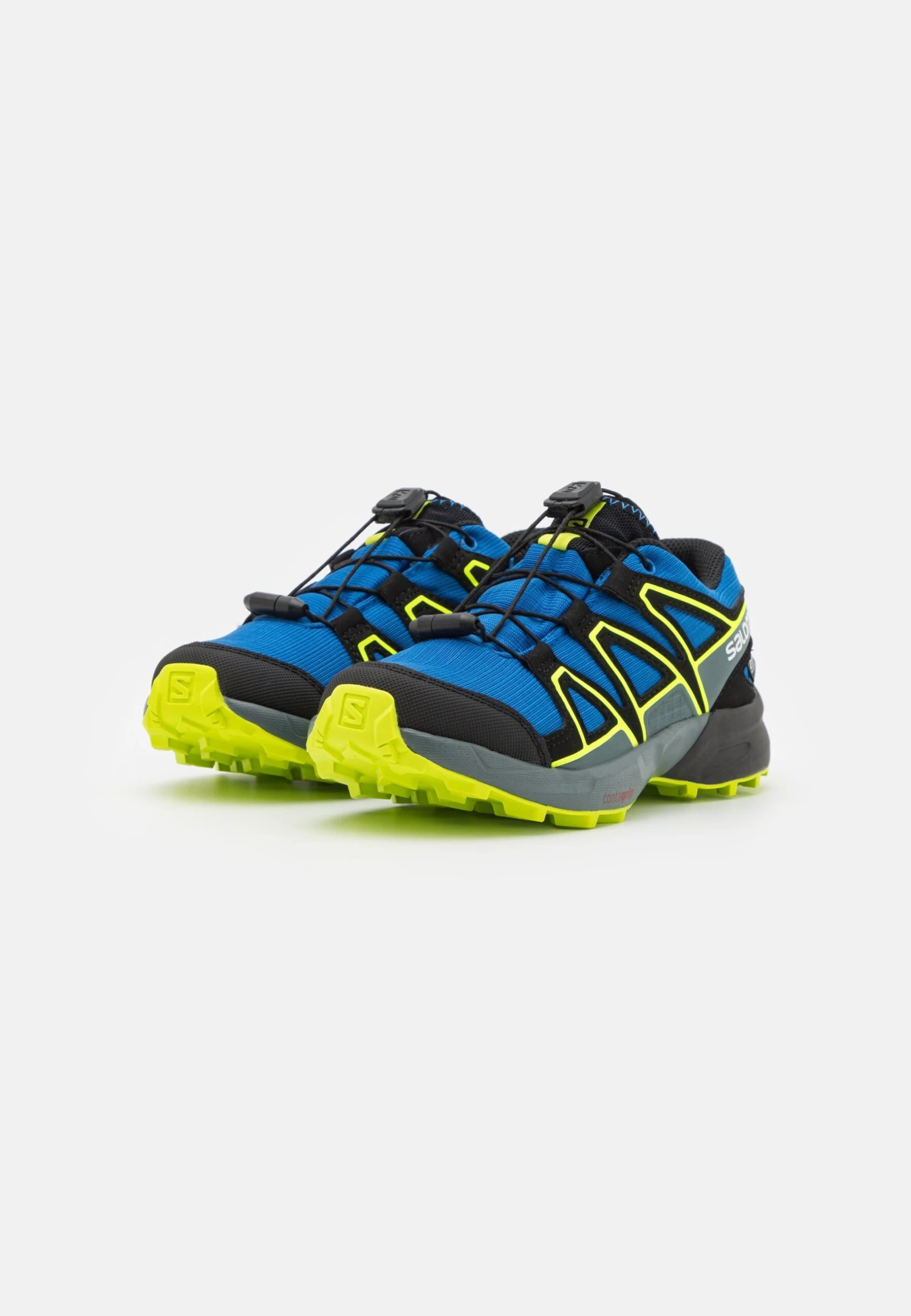 Salomon Speedcross Cswp Unisex - Zapatillas De Senderismo - Nautical Blue/Black/Acid Lime 2 Salomon Speedcross Cswp Unisex - Zapatillas De Senderismo - Nautical Blue/Black/Acid Lime - Imagen 2