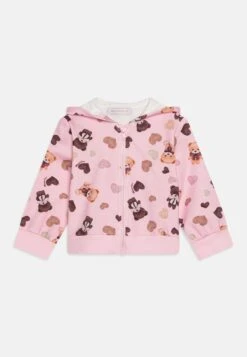 Monnalisa Cuori E Orsetti All - Sudadera Con Cremallera - Rosa