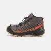 Salomon Xa Pro V8 Mid Unisex - Zapatillas De Senderismo - Magnet/Acorn/Cherry Tomato