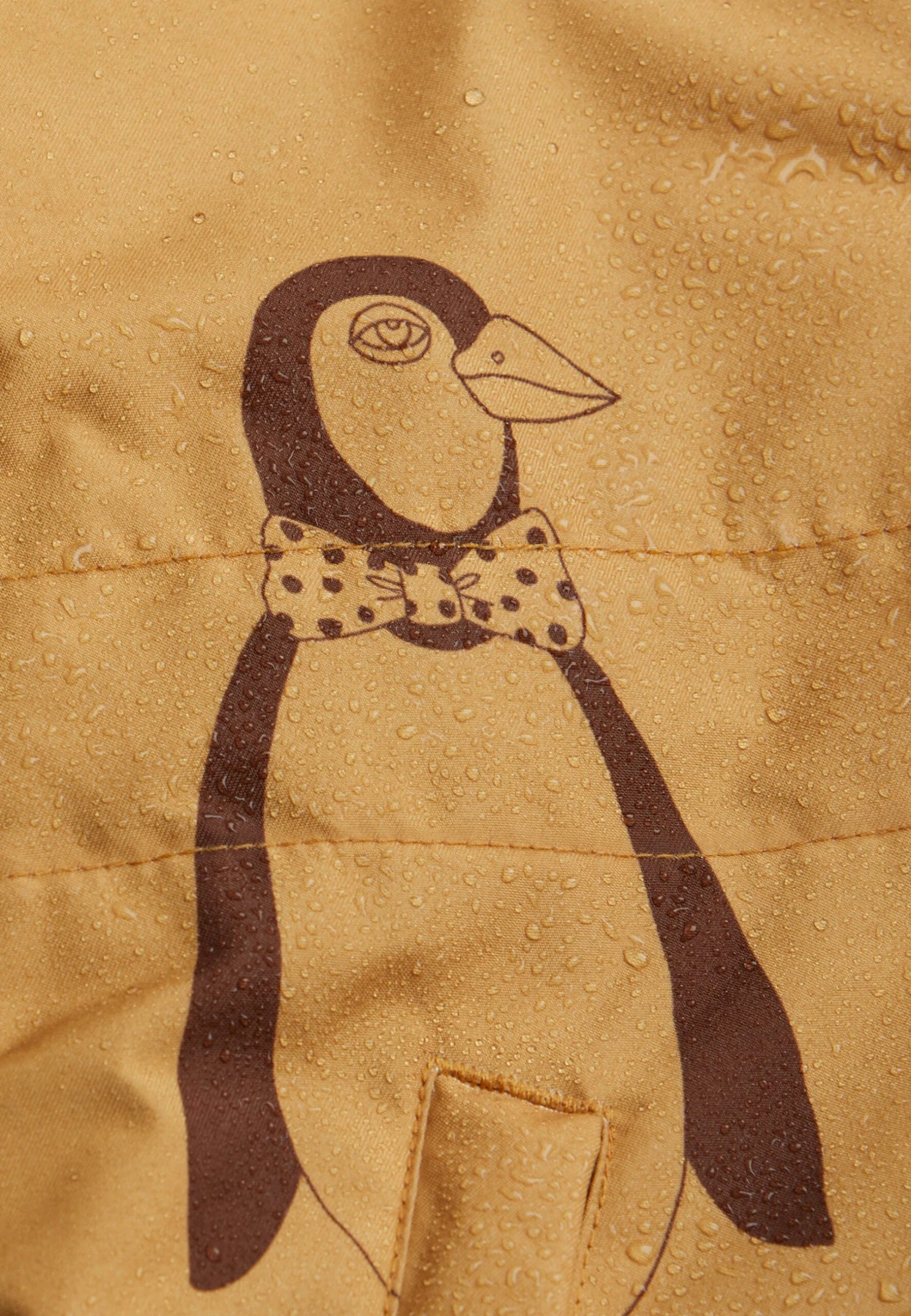 Mini Rodini Kebnekaise Penguin Overall Unisex - Mono Para La Nieve - Beige 8 Mini Rodini Kebnekaise Penguin Overall Unisex - Mono Para La Nieve - Beige - Imagen 8