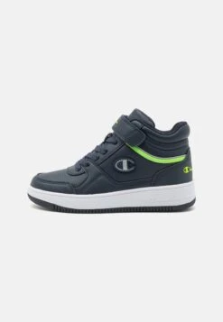 Champion Mid Cut Shoe Rebound Vintage Unisex - Zapatillas De Baloncesto - Navy/Grey/Green