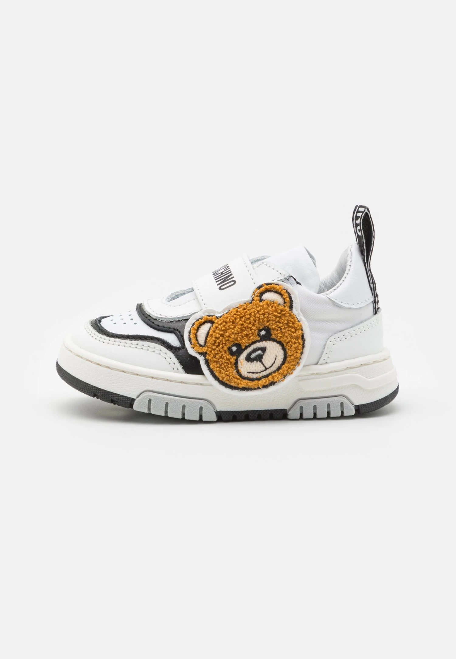 MOSCHINO Unisex - Zapatillas - White/Black 1 MOSCHINO Unisex - Zapatillas - White/Black