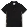 BOSS Kidswear Avec Bandes Latérales - Polo - Black