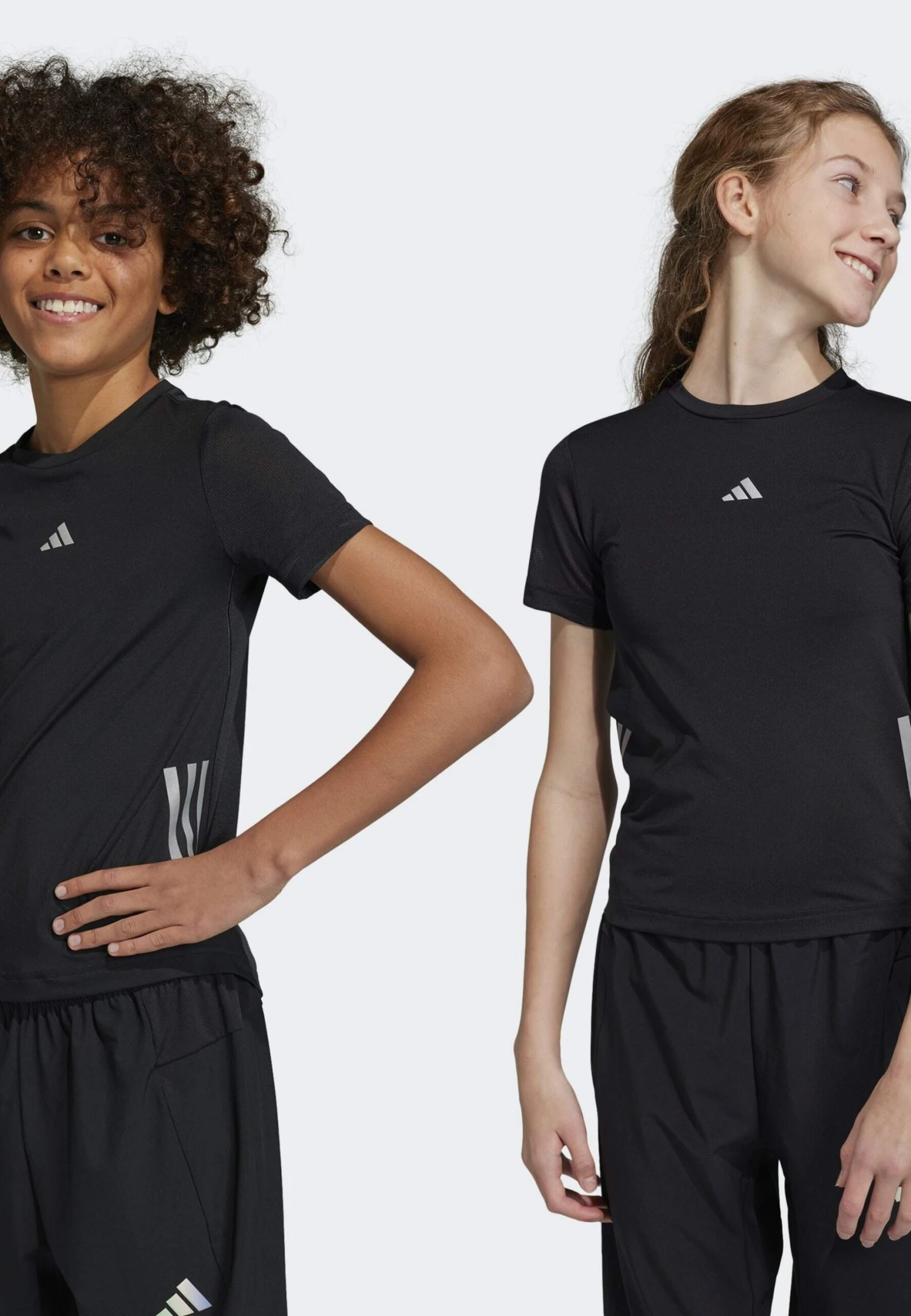 ADIDAS PERFORMANCE U Run 3S - Camiseta Estampada - Black Reflective Silver 1 ADIDAS PERFORMANCE U Run 3S - Camiseta Estampada - Black Reflective Silver